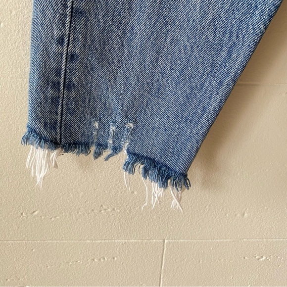 Levi's Wedgie Distressed Hem Jeans - Picture 3 of 10
